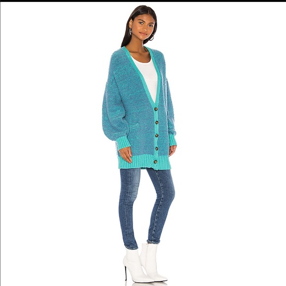 NWOT long 5 button cardigan - Picture 2 of 16